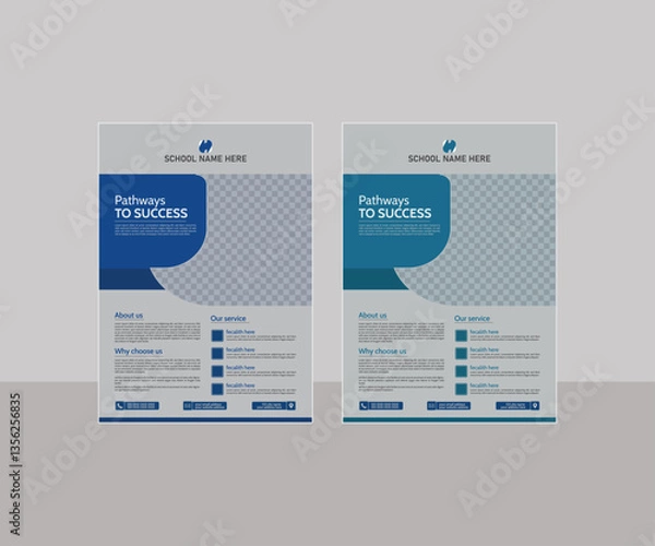 Fototapeta Modern Educational Brochure Design