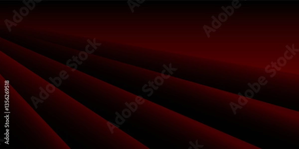 Fototapeta Abstract blurred red black color gradient vector background. Textured backdrop. Luxury template for ads, flyer, poster, web. modern futuristic concept