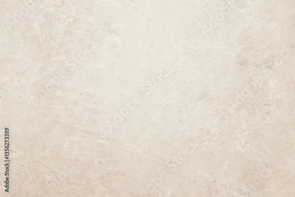 Fototapeta Colour old concrete wall texture background. Close up retro plain cream color cement wall background texture. Design paper vintage parchment element.