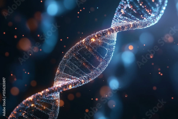 Fototapeta dna helix 