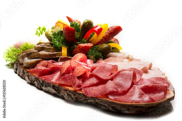 Fototapeta Wurstplatte 