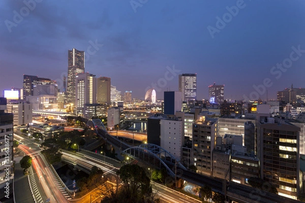 Fototapeta 横浜都市景観