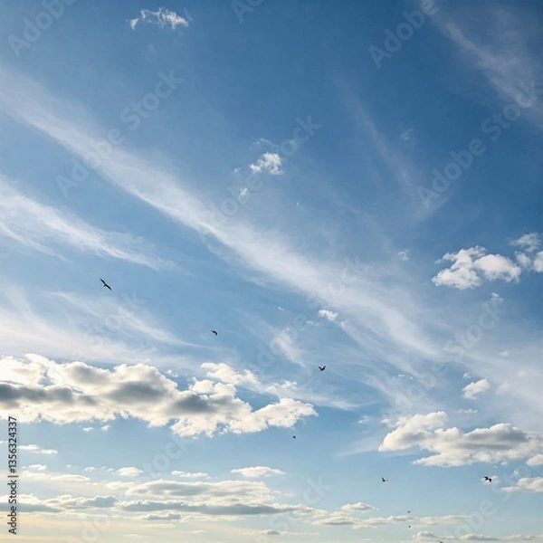 Fototapeta sky and clouds