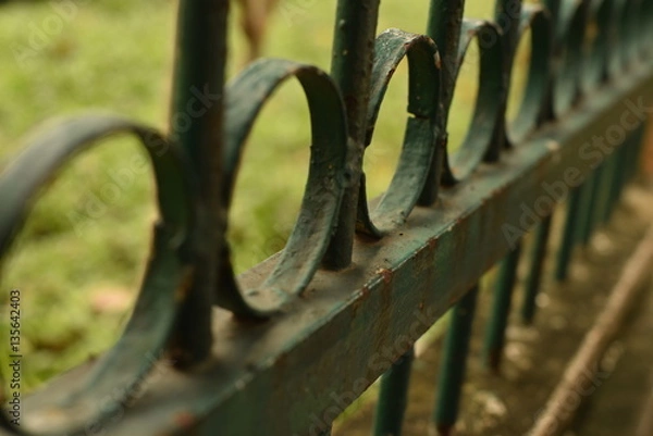 Obraz An elegant view of a fence