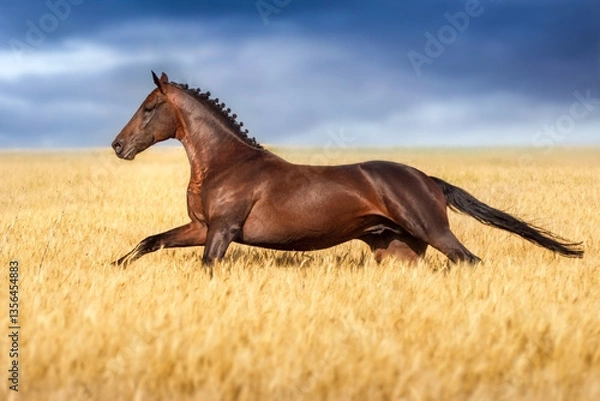 Obraz horse in the field