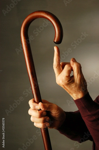 Fototapeta La vecchiaia può attendere