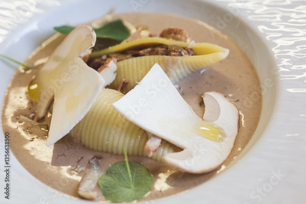 Obraz pates farcies aux champignons