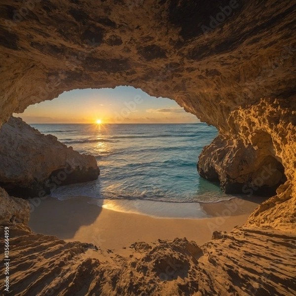 Obraz sunset on the beach