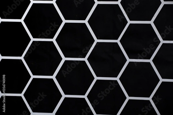 Obraz metal panel honeycomb pattern, perforated sheet.metal panel honeycomb pattern