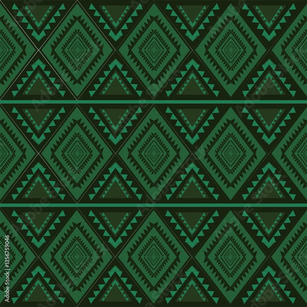 Fototapeta seamless damask pattern
