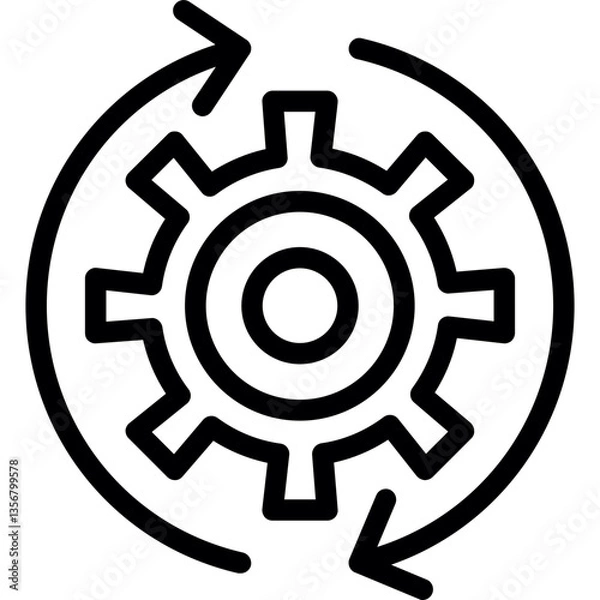 Obraz Continuous Improvement Icon