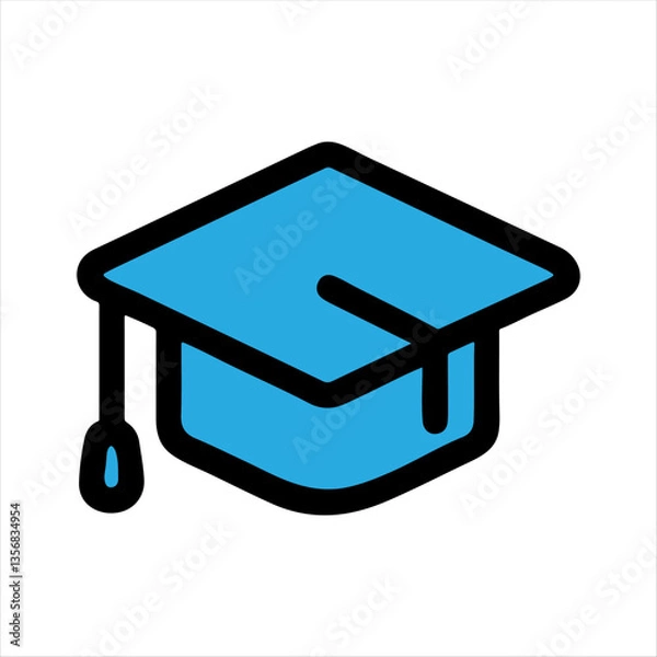 Obraz graduation cap with  graduation image