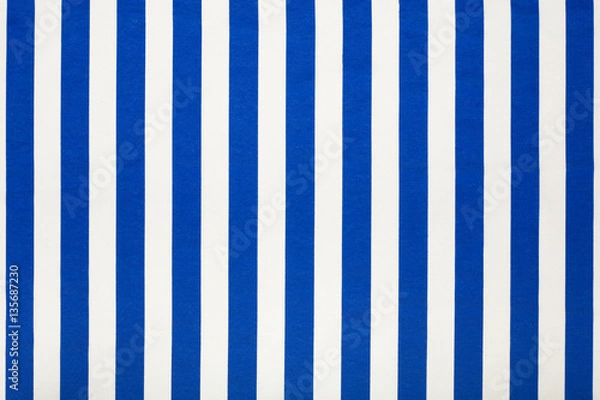 Obraz Niebiesko-białe paski tkaniny, tło o wysokiej rozdzielczości