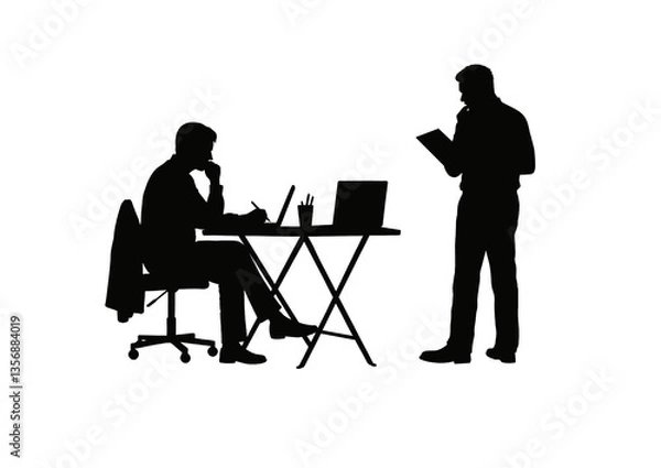 Obraz 人物　全身ポーズ　シルエットセット