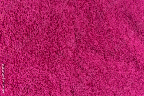 Obraz Close up pink fleece texture. Background