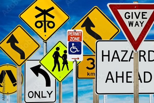 Obraz Road Signs