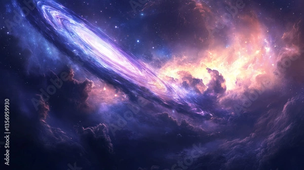 Obraz galaxy in space