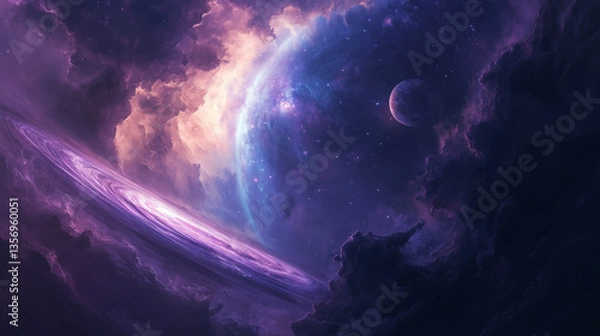 Obraz galaxy in space