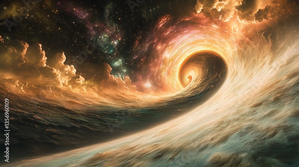 Obraz galaxy in space