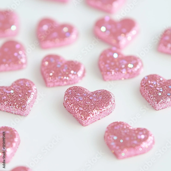 Fototapeta ラメハート