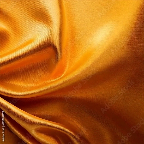 Fototapeta Drappo di seta color oro