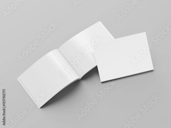 Obraz Landscape brochure mockup
