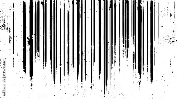 Obraz Vector fabric texture. Distressed texture of weaving fabric. Grunge background. Vintage light distressed old photo dust, smudges, scratches, hairs and film grain background texture.