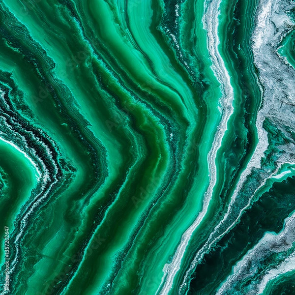 Fototapeta Emerald marble texture