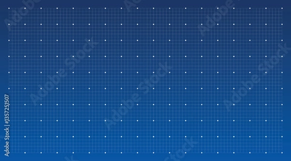 Obraz Vector illustration. Blueprint template with a clean layout for engineering sketches and professional design projects