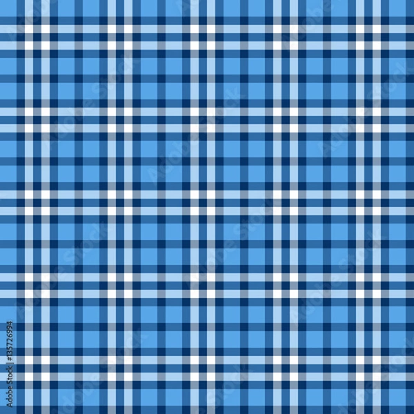 Obraz Tartan, plaid seamless pattern. Textured plaid