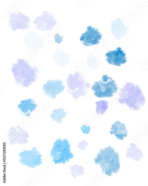 Fototapeta drops on white background picturesque drawing