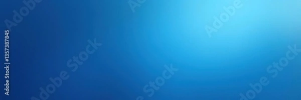 Fototapeta Blue gradient background with a smooth transition from light to dark shades, creating a calming and modern effect,  dark,  calming