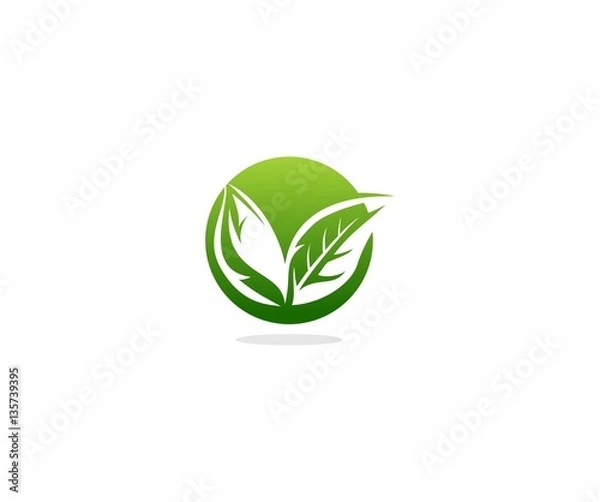Obraz Leaf logo