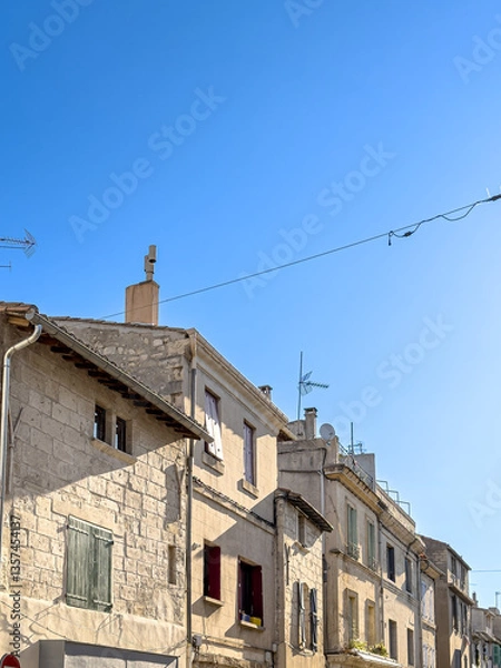 Obraz Discover the Secrets of Beaucaire, a French Village that Preserves its Old Street View