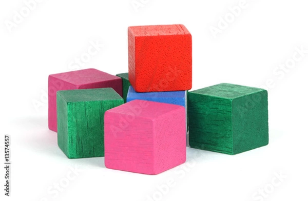 Obraz wooden blocks