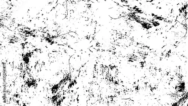 Fototapeta Abstract grunge texture design on a white background. Scratched and Cracked Grunge Urban Background Texture Vector. 