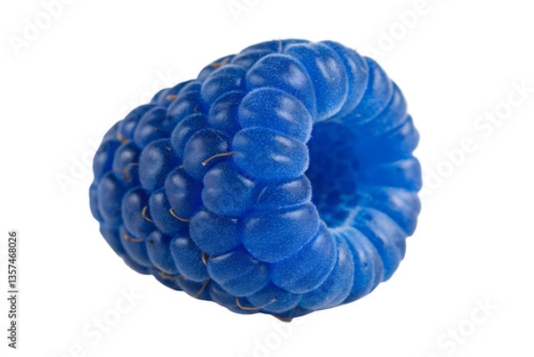 Fototapeta blue raspberry on transparent background