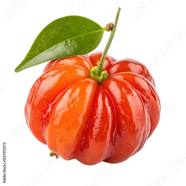 Obraz tomato with leaves