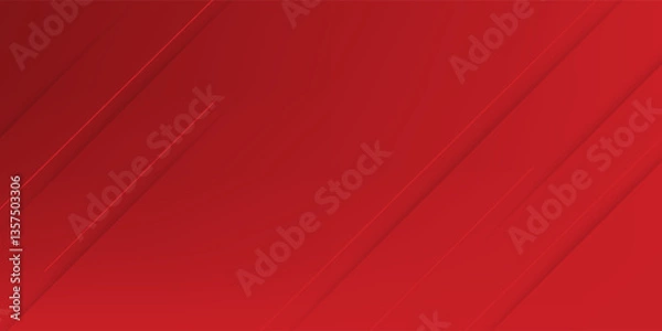 Obraz Abstract red banner background. Vector abstract graphic design banner pattern presentation background web template.