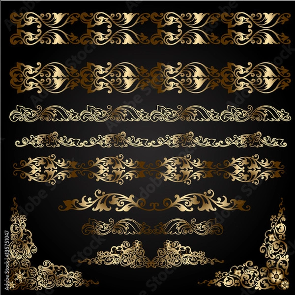 Fototapeta decorative elements for design.