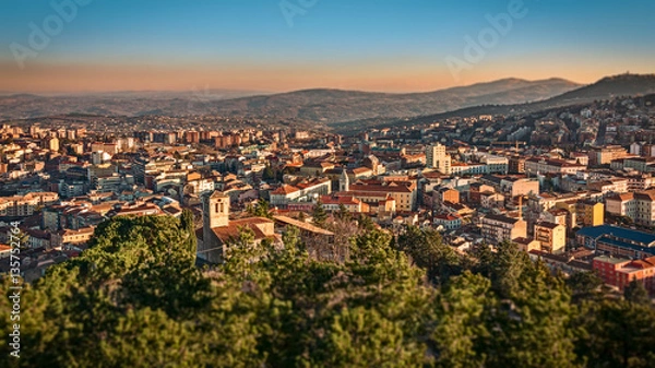 Obraz panorama of Campobasso in Molise 