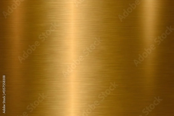 Fototapeta Luxurious golden texture reflecting light, a rich and opulent brushed metallic surface with warm tones and subtle sheen.