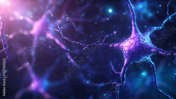 Fototapeta Neurons and nervous system