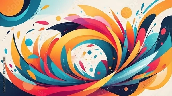 Fototapeta Abstract representations of light and color.