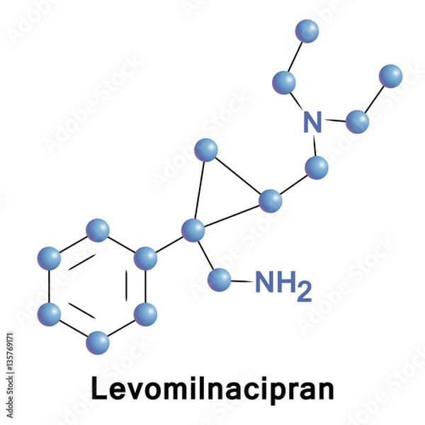 Fototapeta Levomilnacipran is an antidepressant for the treatment of major depressive disorder in adults.