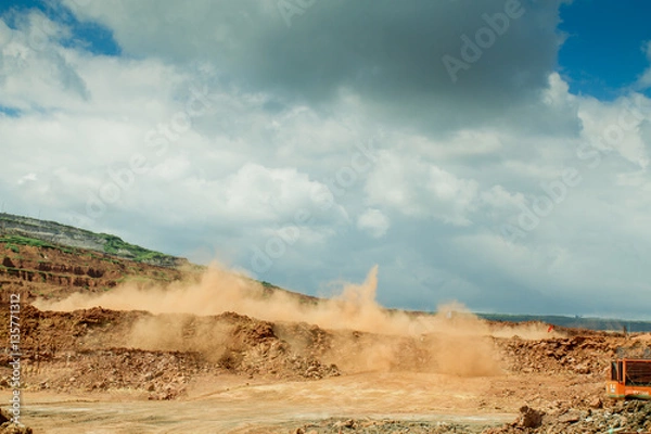 Obraz Mountain bomb in Coal Mine