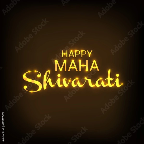 Obraz Happy Shivaratri.