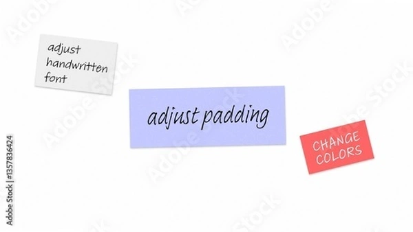 Fototapeta Responsive Sticky Note