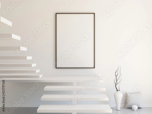 Fototapeta Makieta wnętrza 3d