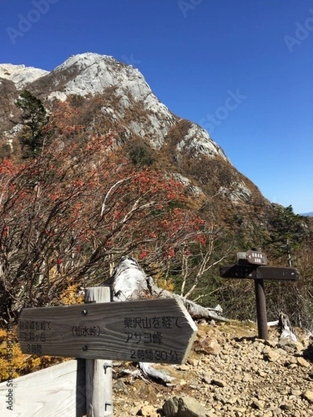 Obraz 甲斐駒ヶ岳